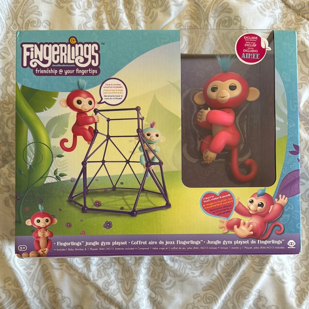 Jungle Gym Playset with Pink Monkey